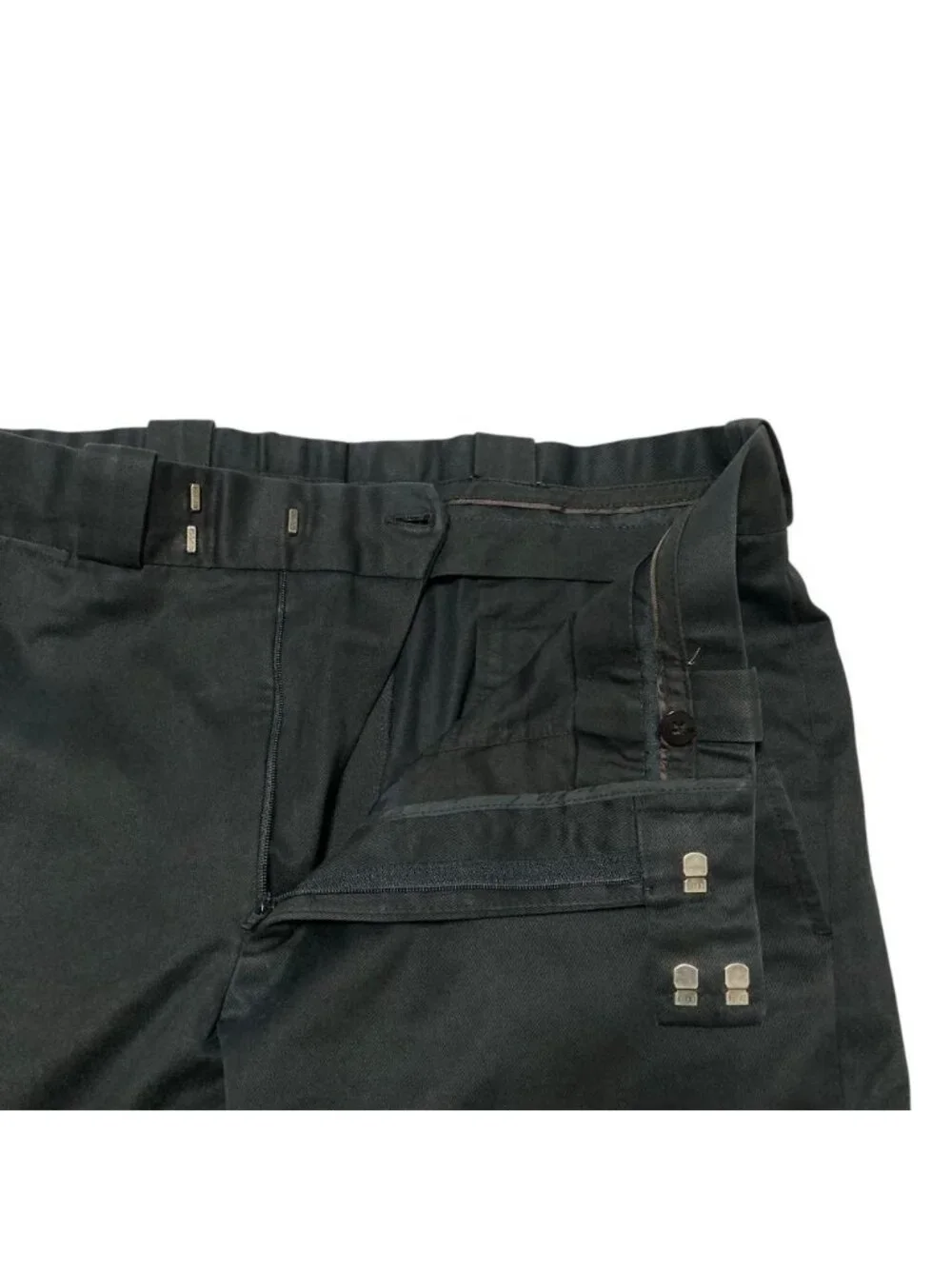 Gucci Tom Ford Era Hem Double Cotton Trousers Pants Black Spring Summer Fall 50